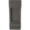 Ekena Millwork 3 1/4"W x 4"D x 8"H Diane Recessed Wood Vintage Decor Corbel, Reclaimed Grey CORWD03X04X08DIGY - alternate 2